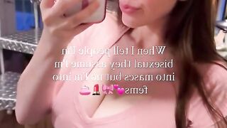 Cute woman rileks nice beauty