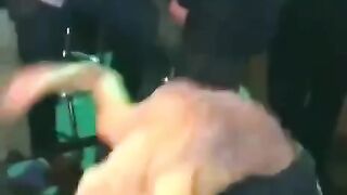 Your shy girl at the club with her friends