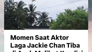 Jackie Chan datang ke Aceh