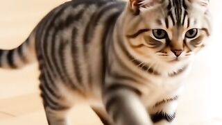 This cat is a dancer