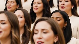 A choir singing