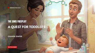 The Sims FreePlay - A Quest For TODDLERs (Change Diaper)