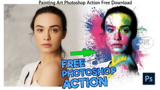 How to Create AMAZING Art in Photoshop with FREE Action and Download Now