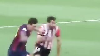 Messi legendary solo goal in the 2015 Copa Del Rey final