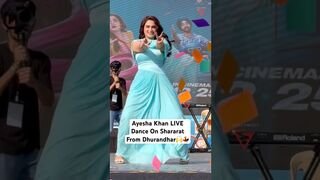 Ayesha Khan LIVE Dance On Shararat Song From Blockbuster dhurandhar  ayeshakhan
