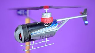 Make an Amazing Mini Electric Helicopter with recyclable materials