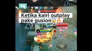 Outplay Gusion-nya Kairi di public itu gak normal.