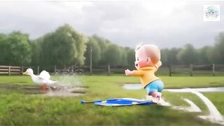 Rain Rain Go Away   Kids Cartoons  Nursery Rhymes  Songs for Babies