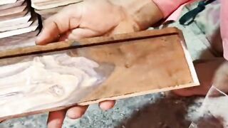 Wooden Handmade Masala Box Preparing