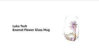 This Handmade Flower Glass Cup Is a Whole Vibe  Perfect Gift Idea