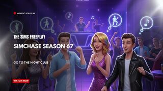 The Sims FreePlay - SimChase Season (Go To The Night Club)