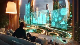 Neo Arcadia Ocean Sky City 4K  One-Hour Sci-Fi Cinematic Ambient Music