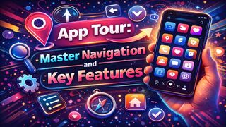 TikTok App Tour Master Navigation  Key Features (Home, Discover, Create, Profile  More!). 03 from 07