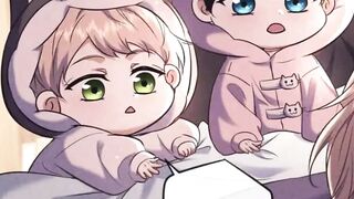 Baby hugs mommy