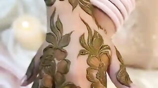 Mehndi design front