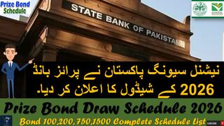 Prize Bond Schedule 2026  Prize and Tax Details  Best Investment 2026