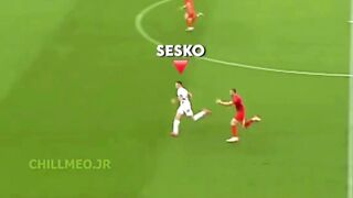 Sesko before coming to Man UTD