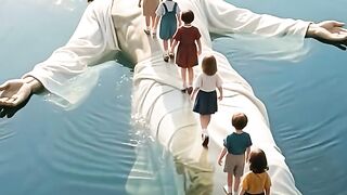 Kids Walk Over Jesus in powerful faith lesson