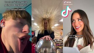 Happy video in the tiktok