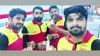 Beautiful firend ice cream party enjoy