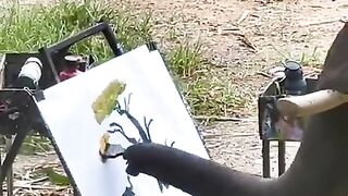 Talented elephant
