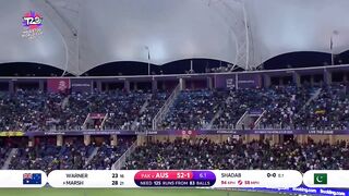 Shadab Khan bowling vs Australia