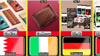 Top 21 Most Popular Dark Chocolate From 21 Different Countries In The World