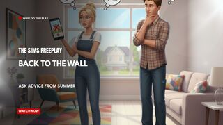 The Sims FreePlay - Back To The Wall Ask Advice From Summer Feels
