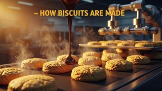 How Biscuits Are Made Today  Inside a Modern Food Factory