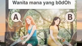 Wanita mana yang terlihat B0doh? IQ tinggi di atas rata-rata menjawab benar ini