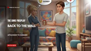 The Sims FreePlay - Back To The Wall Apologize to Summer