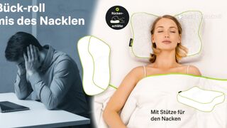 Blackroll Kissen  Ergonomische Unterstützung für Nacken  Rücken [Blackroll Recovery Kissen]