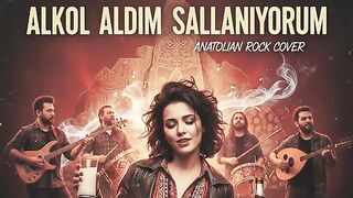 Alkol Aldım Sallanıyorum  Anatolian Rock Versiyonu  90lar Anadolu Rock AI Cover