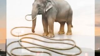 3 detik awal kamu lihat, Tali mana yang mengikat gajah?