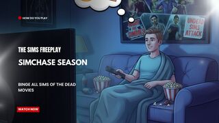 The Sims FreePlay - SimChase Season Binge All Sims Of The Dead movies