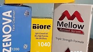 mellow retinol serum biore face wash bossom sunblock zenova face cleanser  DM for order .03215408902 whatsap 03265 224 907