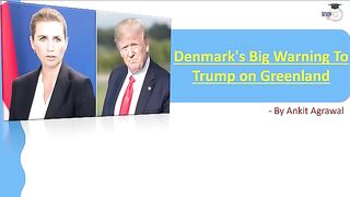 SHOOT FIRST, ASK QUESTION LATER  DENMARK BIG WARING TO TRUMP  USA