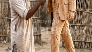 Incredible Wooden Sculpture of USA President Donald Trump  Punjabi Hunar Masterpiece! woodcarving