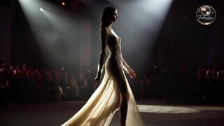 A Cinematic American Fashion Runway Moment