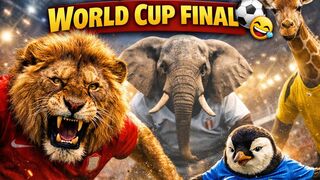 What If Animals Played Football Like the World Cup Final?