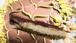 Viral Dubai Chocolate Cheesecake Recipe No bake Pistachio Cheesecake