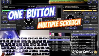 Best Virtual Dj Key board Scratch Mapping Setup (1 Key Multiple Scratch Like on a Controller)