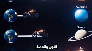 دراجتك الناريه تسافر الى الكواكب