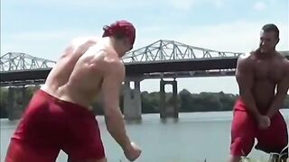 Crazy jock acrobat