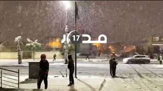 مشاهد غائبة لعقدين. ثلوج تكسو شوارع وجدة وتضفي بهاء على عاصمة 2026