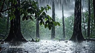 You Wont Believe This Extreme Forest Rainstorm