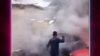 Kecelakaan tunggal terjadi di Jalan Landak, Kota Makassar