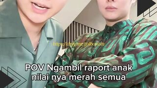 Siapa suruh gurunya pake pulpen merah