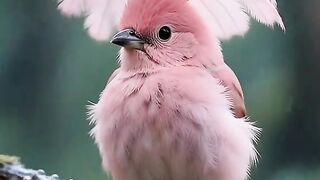 Beautiful birds pink