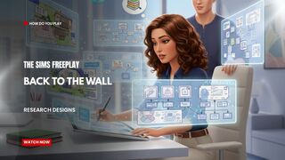 The Sims FreePlay - Back To The Wall Research designs